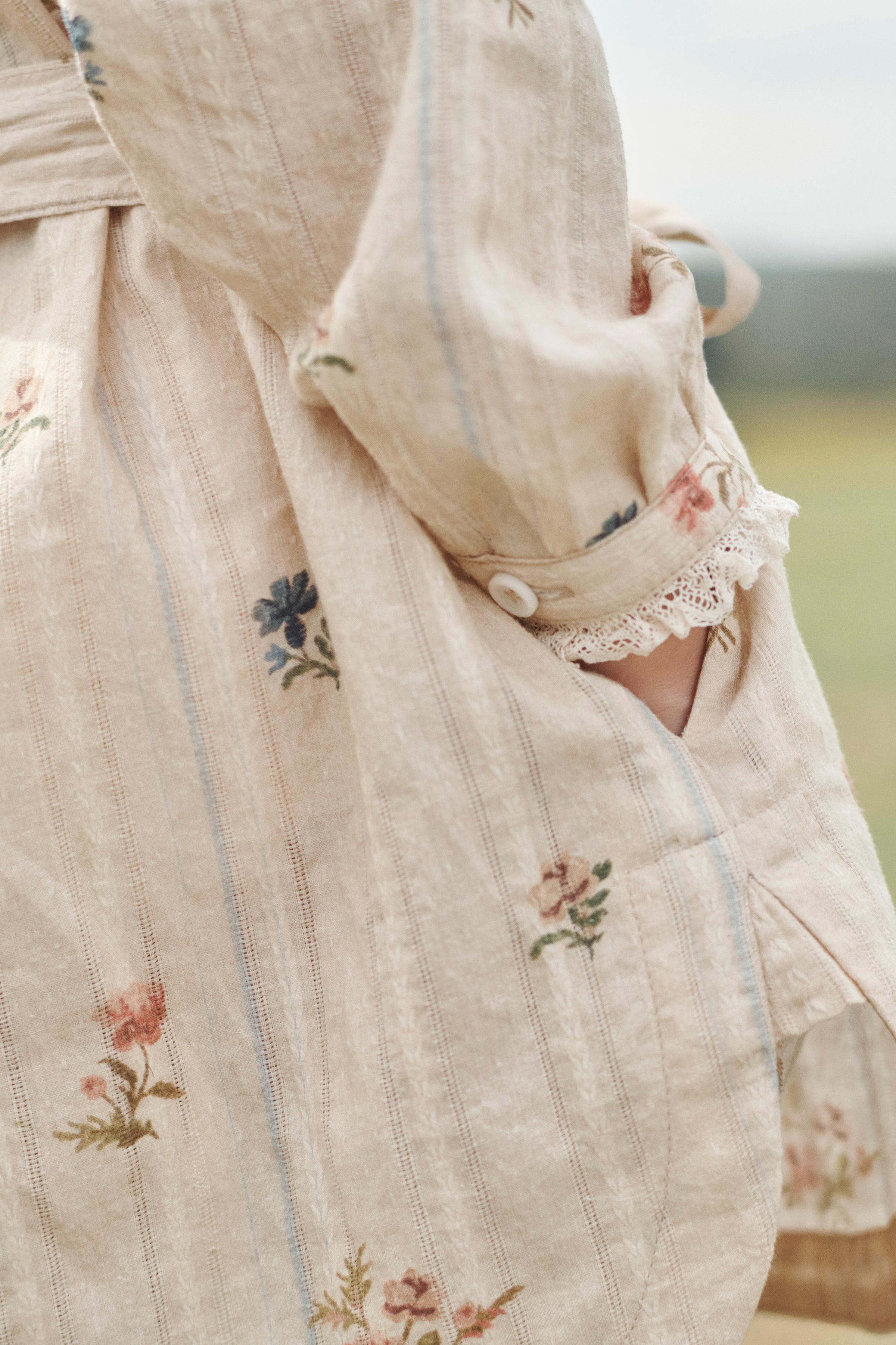 LIMITED EDITION FLORAL PRINT SHIRT DRESS